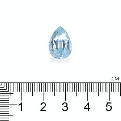 Peervormige Baby Blauwe Aquamarijn van 5,78 karaat