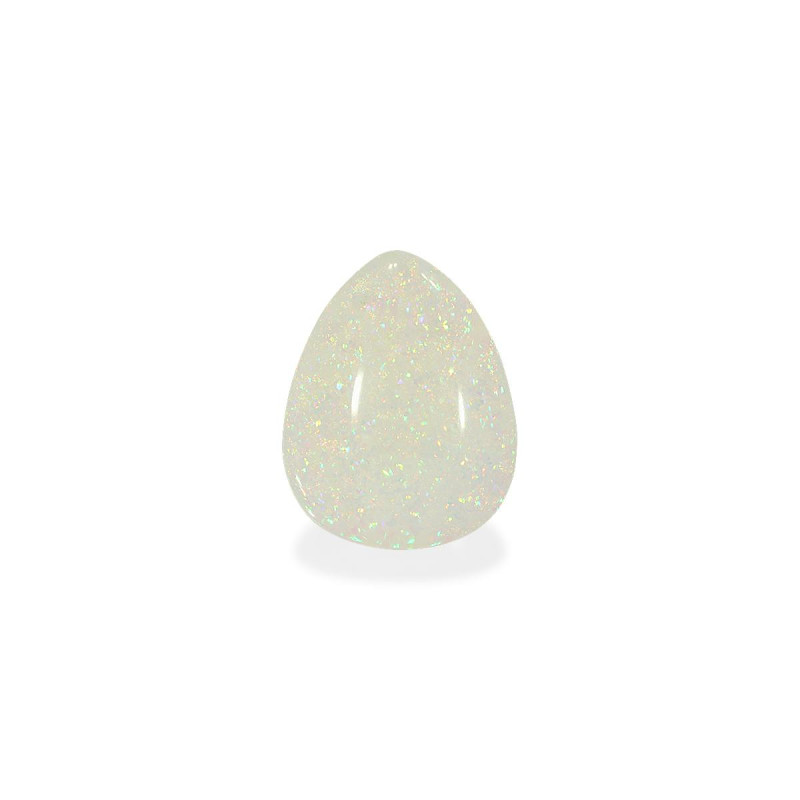 Pear-cut Ethiopian Opal White 17.97 carats