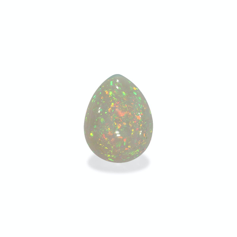 Opale d'Ethiopie taille Poire 白色 16.93 carats