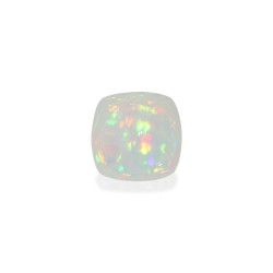 Opal aus &Auml;thiopien lengte KISSEN Wei&szlig; 12.47 karaten