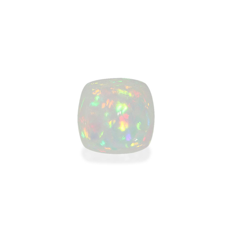 Opale d'Ethiopie taille COUSSIN Blanc 12.47 carats