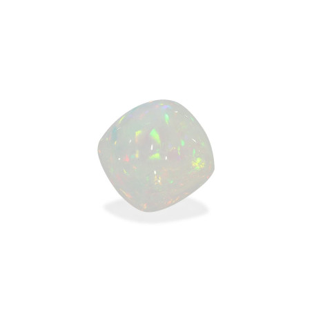 Opale d'Ethiopie taille COUSSIN Blanc 12.47 carats