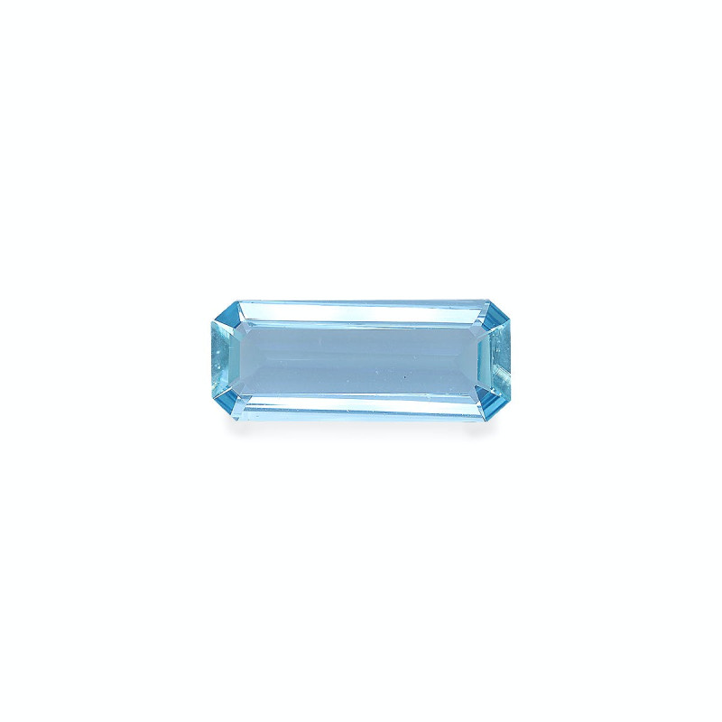 Aguamarina taille RECTANGULARE Arctic Blue 9.40 carats