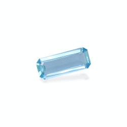 Rechthoekig geslepen Arctic Blue Aquamarijn van 9,40 karaat