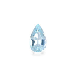 天蓝色梨形切割海蓝宝石，重15.96克拉