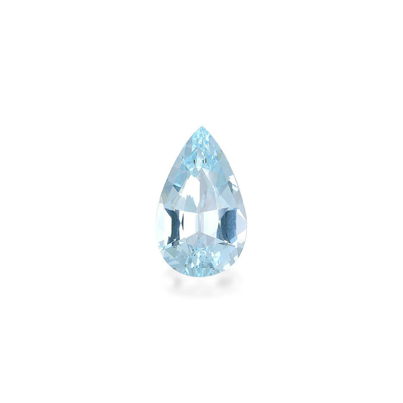 Aguamarina taille Poire Bleu Ciel 15.96 carats