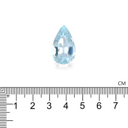 Aigue-Marine taille Poire Bleu Ciel 15.96 carats