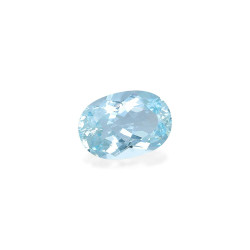 Ovaal geslepen Baby Blauwe Aquamarijn van 15,16 karaat