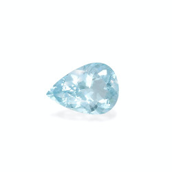 Arctic Blue Peervormige Aquamarijn 24.29 karaat
