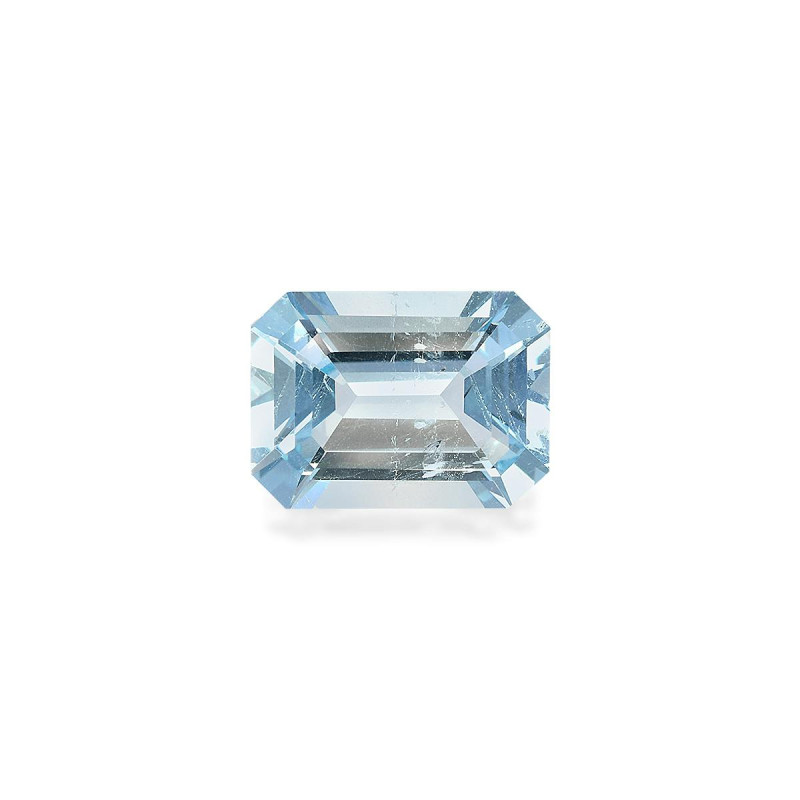 Aguamarina taille RECTANGULARE Baby Blue 9.62 carats