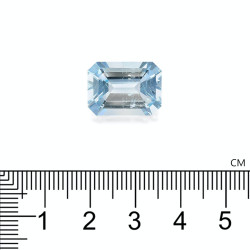 Rechthoekig geslepen Aquamarijn Baby Blauw 9,62 karaat
