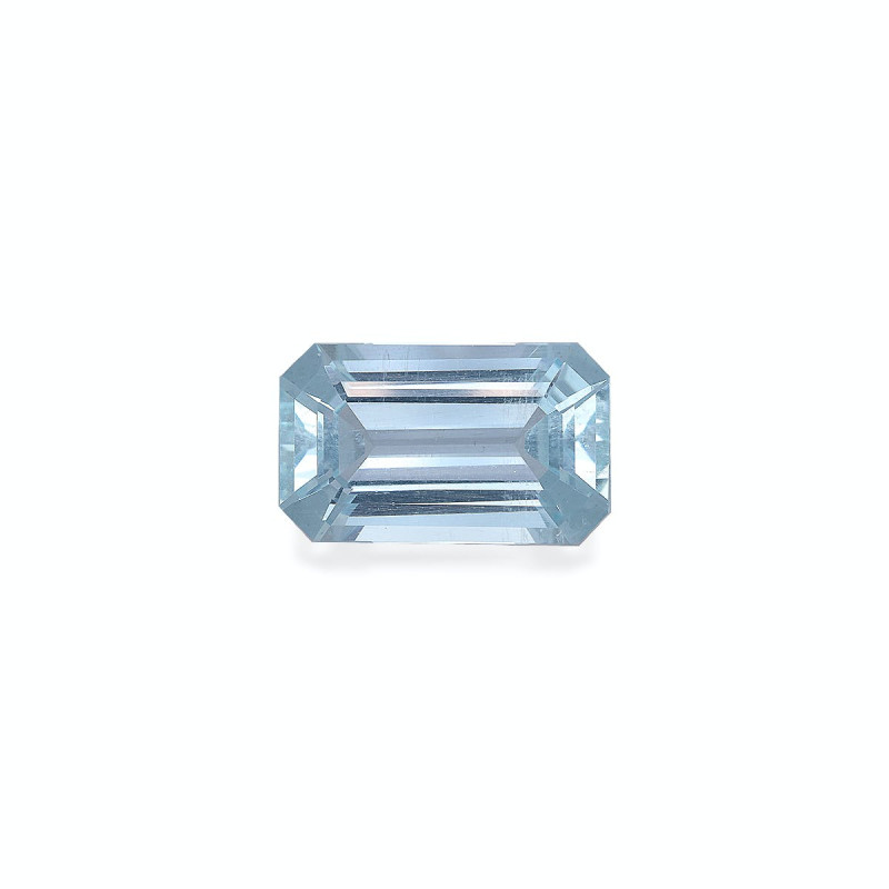 Aguamarina taille RECTANGULARE Baby Blue 9.04 carats