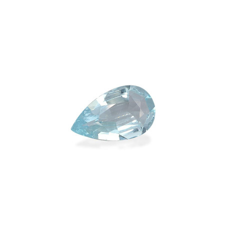 Aguamarina taille Poire Bleu Ciel 5.56 carats