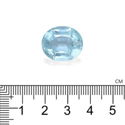 Ovaal geslepen Baby Blauwe Aquamarijn van 16,20 karaat