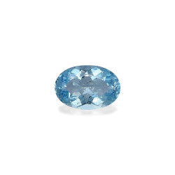 Aquamarin lengte OVAL Blau...