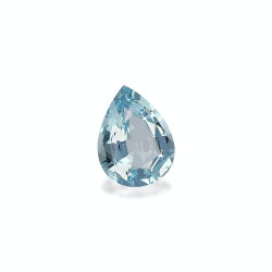 Peervormige Baby Blauwe Aquamarijn van 7,38 karaat