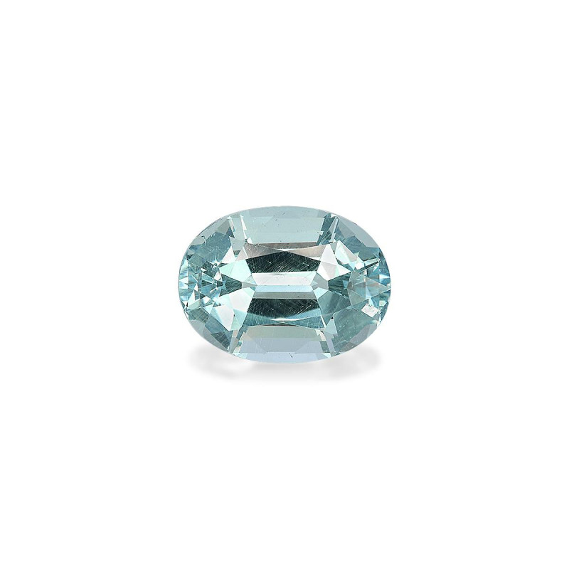 Aquamarin lengte OVAL Himmelblau 14.29 karaten