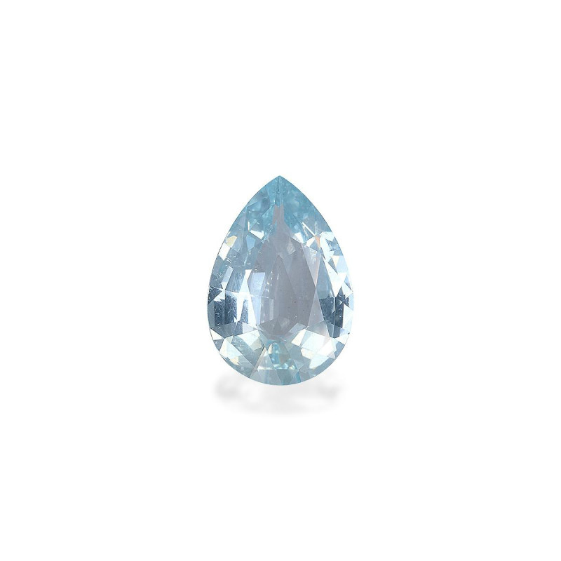 Aquamarin lengte Birne Himmelblau 7.04 karaten