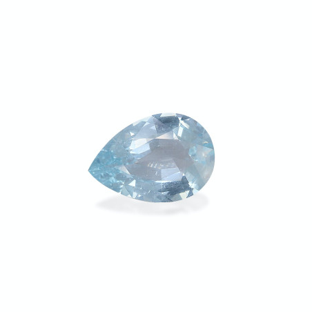 Aguamarina taille Poire Bleu Ciel 7.04 carats
