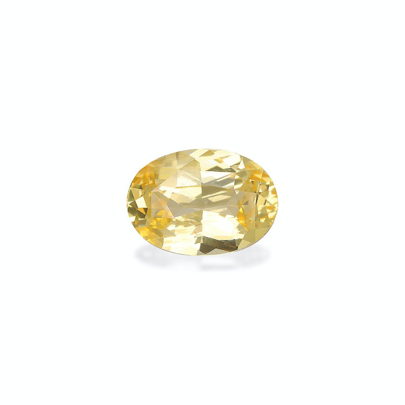 Saphir Jaune taille OVALE Yellow 3.06 carats