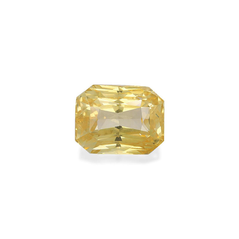 Zafiro Amarillo taille RECTANGULARE Daffodil Yellow 5.06 carats