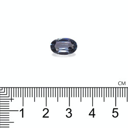 Ovale Metallic Grijs Spinelle 3.03 karaat