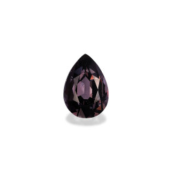 Violet spinel, mauve paars, peervormig geslepen, 1,62 karaat
