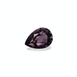 Violet spinel, mauve paars, peervormig geslepen, 1,62 karaat