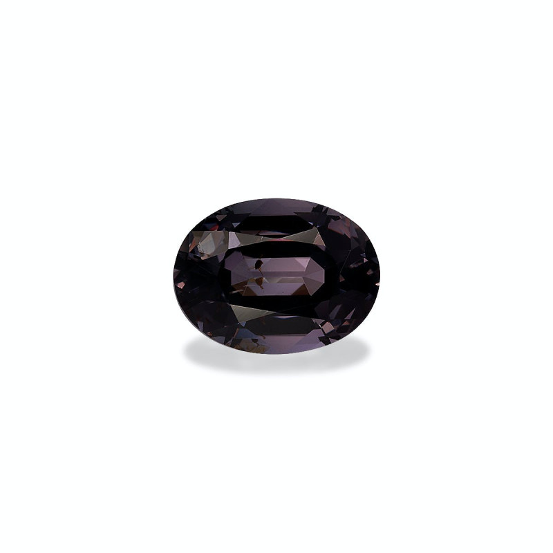Natural Black Spinel Gemstone - 16x12mm Oval Cut, VVS Clarity, 6+ Carat