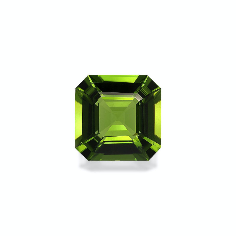 SQUARE-cut Peridot Green 25.37 carats