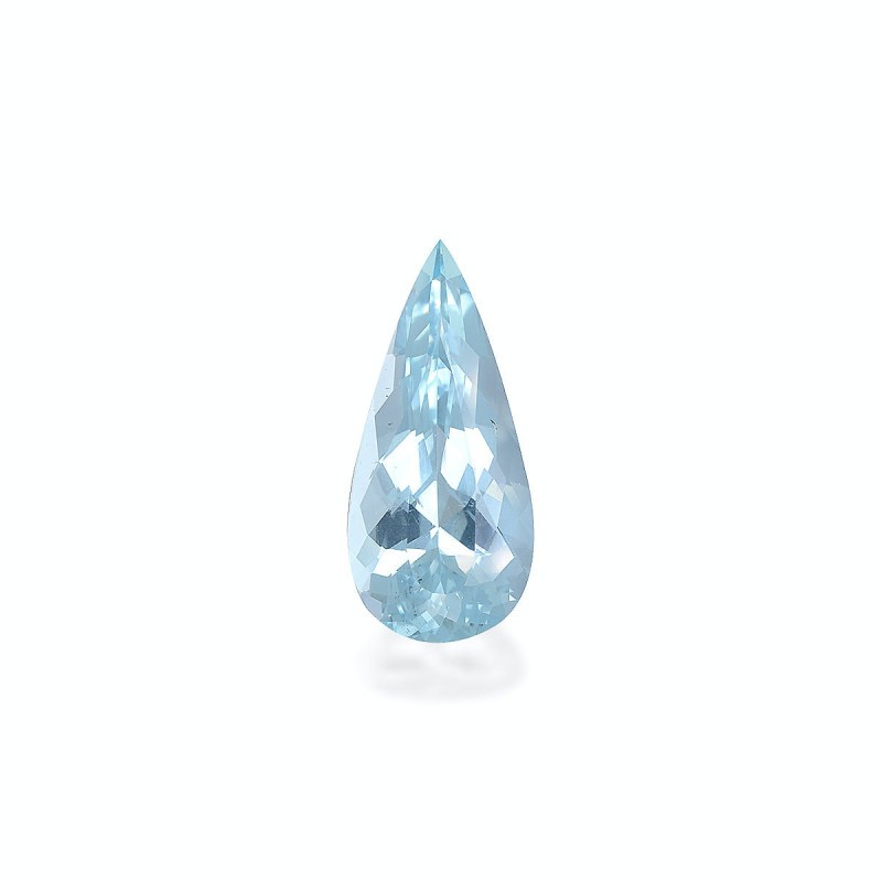 Pear-cut Aquamarine Baby Blue 19.85 carats
