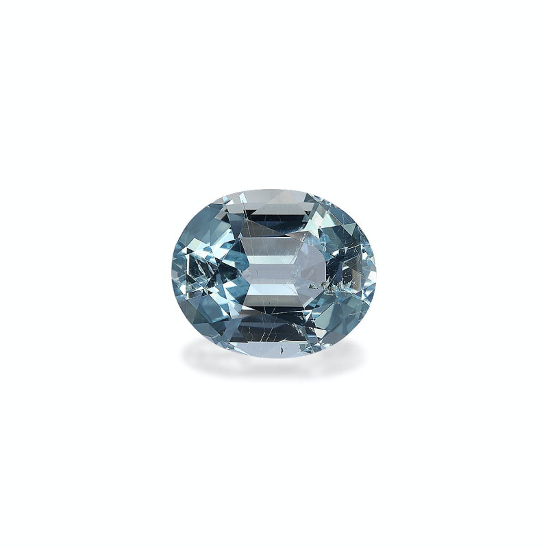Aquamarin lengte OVAL Baby blau 7.70 karaten