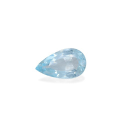 Peervormige Baby Blauwe Aquamarijn van 6,96 karaat