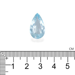 Peervormige Baby Blauwe Aquamarijn van 6,96 karaat