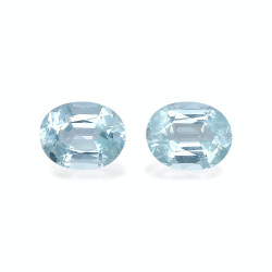 OVAL-cut Aquamarine Sky...