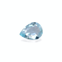 Peervormige Baby Blauwe Aquamarijn van 5,43 karaat