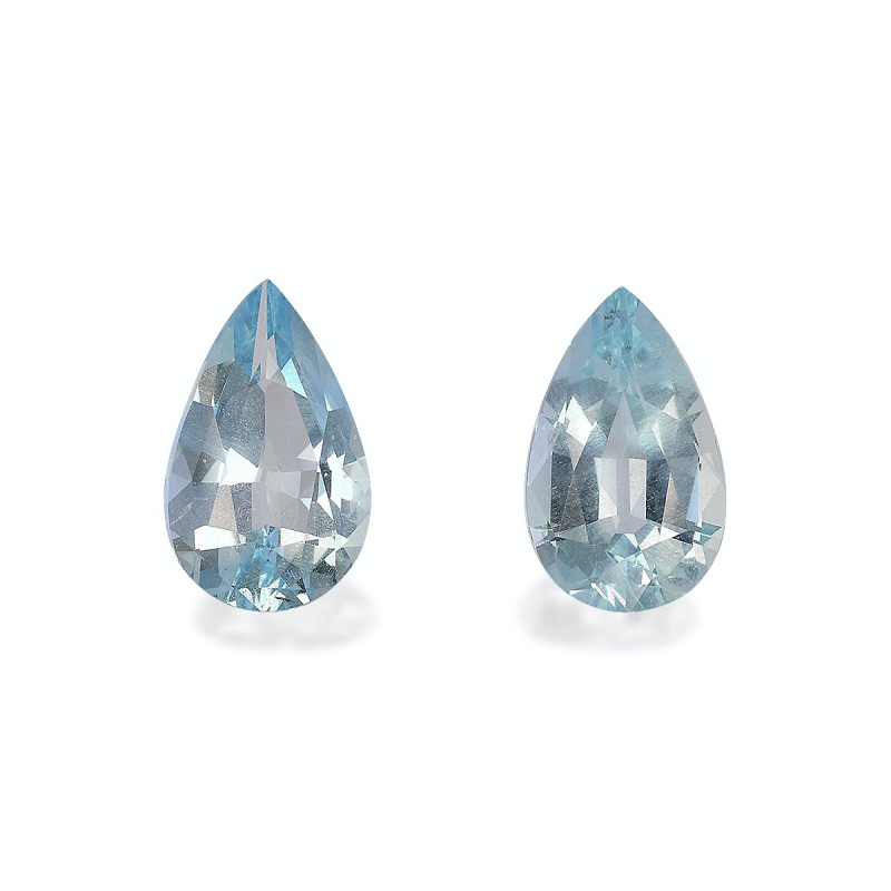 海蓝宝 taille 梨子 蔚蓝色的婴儿 5.98 carats
