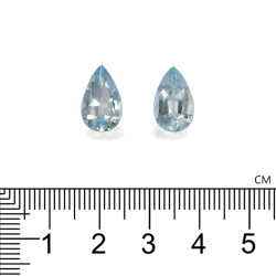 Peervormige Baby Blauwe Aquamarijn van 5,98 karaat