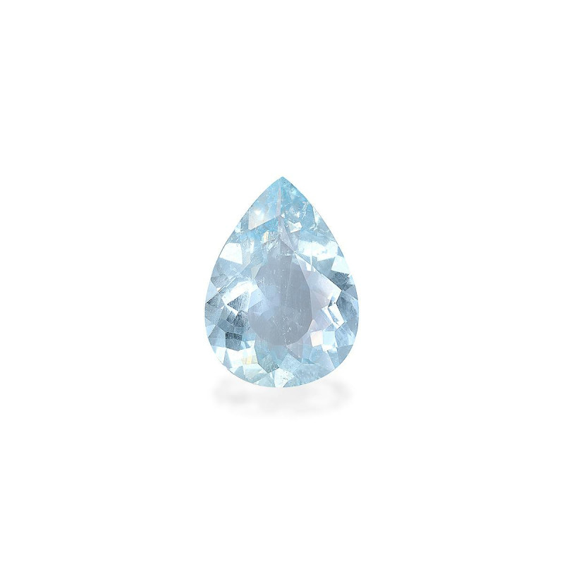 Aquamarin lengte Birne Baby blau 8.00 karaten