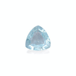 Trilliant-cut Aquamarine...