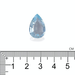 Peervormige Baby Blauwe Aquamarijn van 6,93 karaat