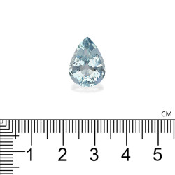 Peervormige Baby Blauwe Aquamarijn van 7,39 karaat
