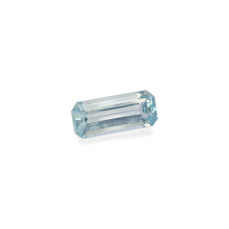 Aigue-Marine taille RECTANGULARE Baby Blue 5.49 carats
