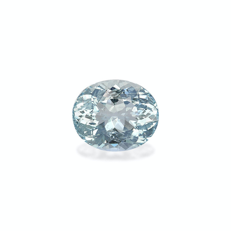 Aquamarin lengte OVAL Himmelblau 6.58 karaten