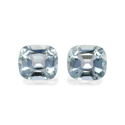 CUSHION-cut Aquamarine Sky...