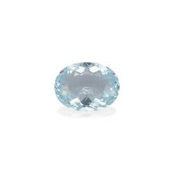 OVAL-cut Aquamarine Sky...