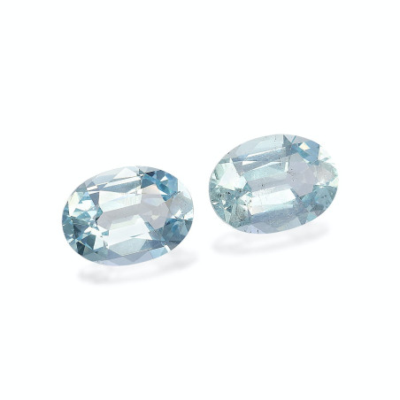Aguamarina taille OVALE Bleu Ciel 7.49 carats
