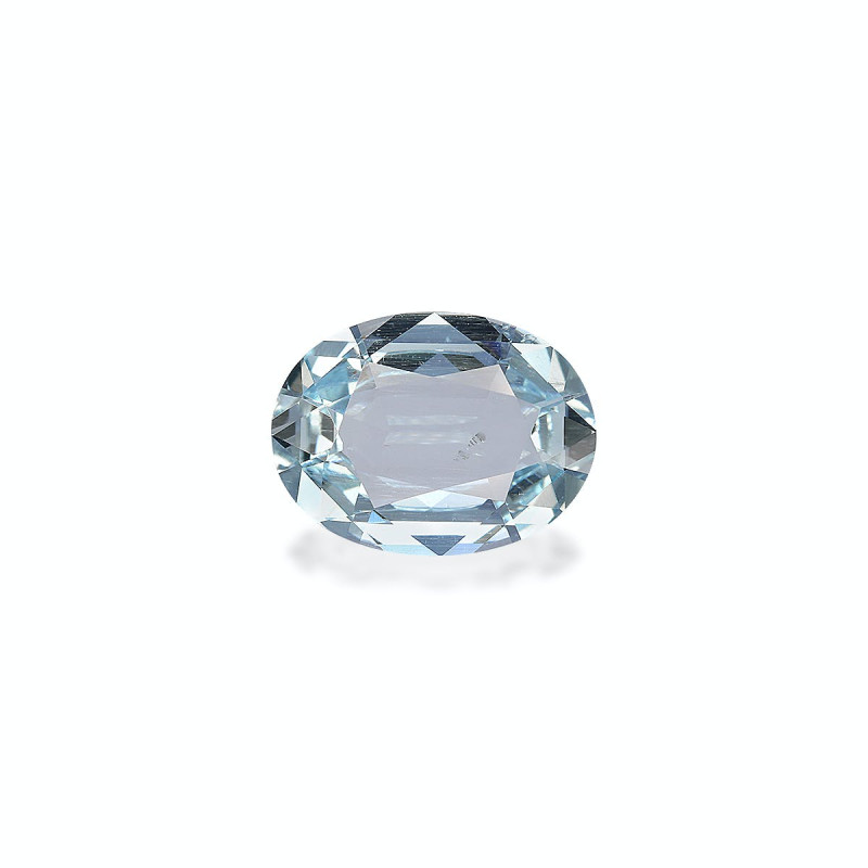 Aquamarin lengte OVAL Baby blau 7.72 karaten