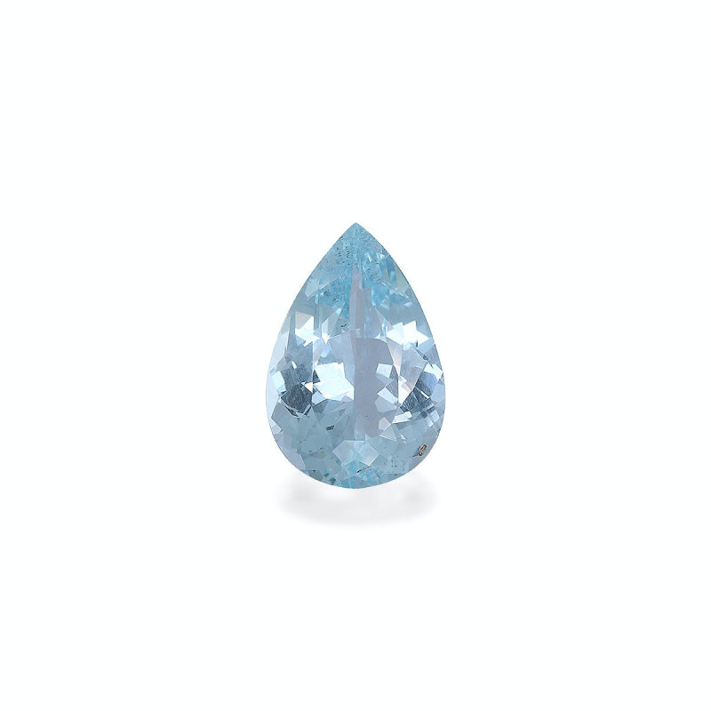 Aquamarin lengte Birne Baby blau 14.89 karaten