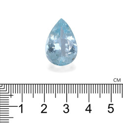 Peervormige Baby Blauwe Aquamarijn van 14,89 karaat
